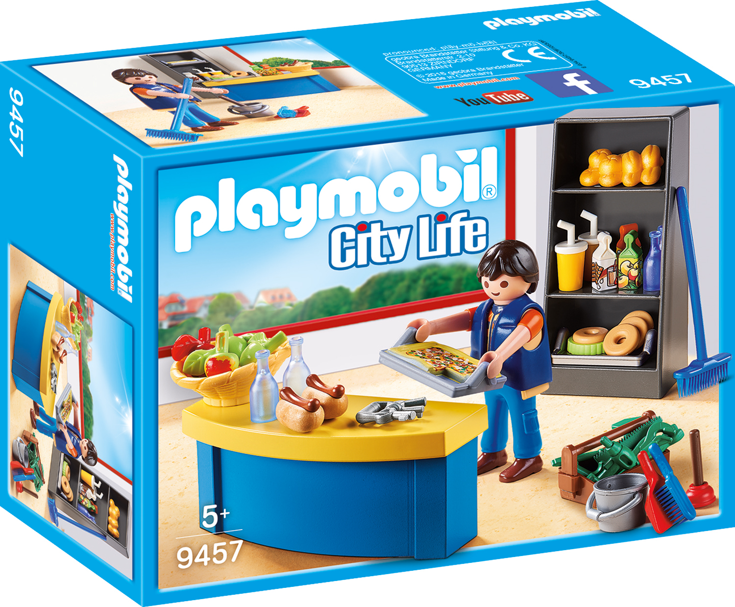 Ingrijitor si chiosc playmobil city life