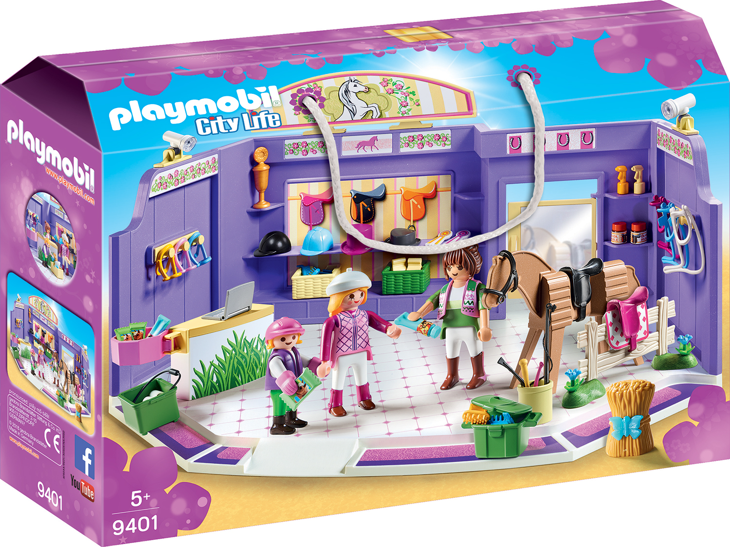 Magazin de accesorii pentru caluti playmobil city life