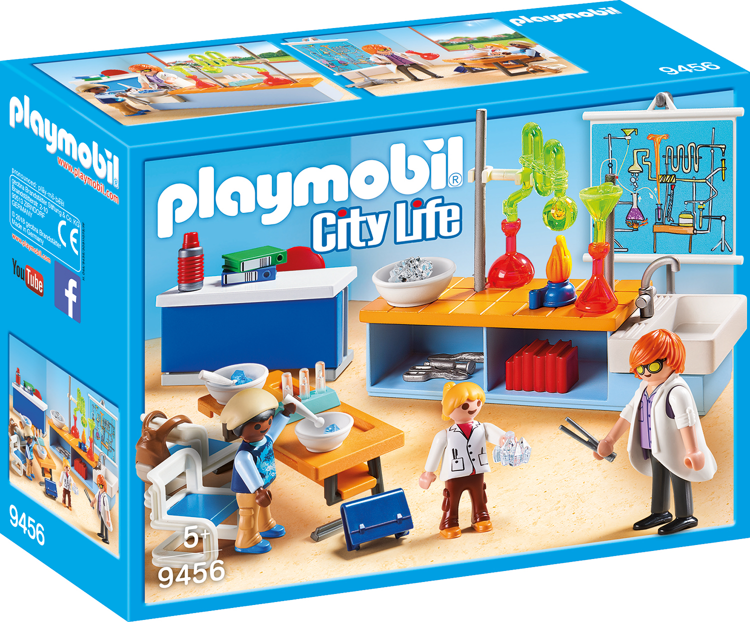 Sala de chimie Playmobil City Life