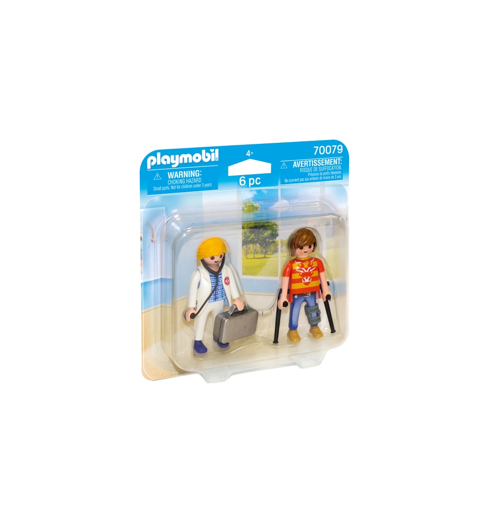 Set figurine doctor si pacient playmobil