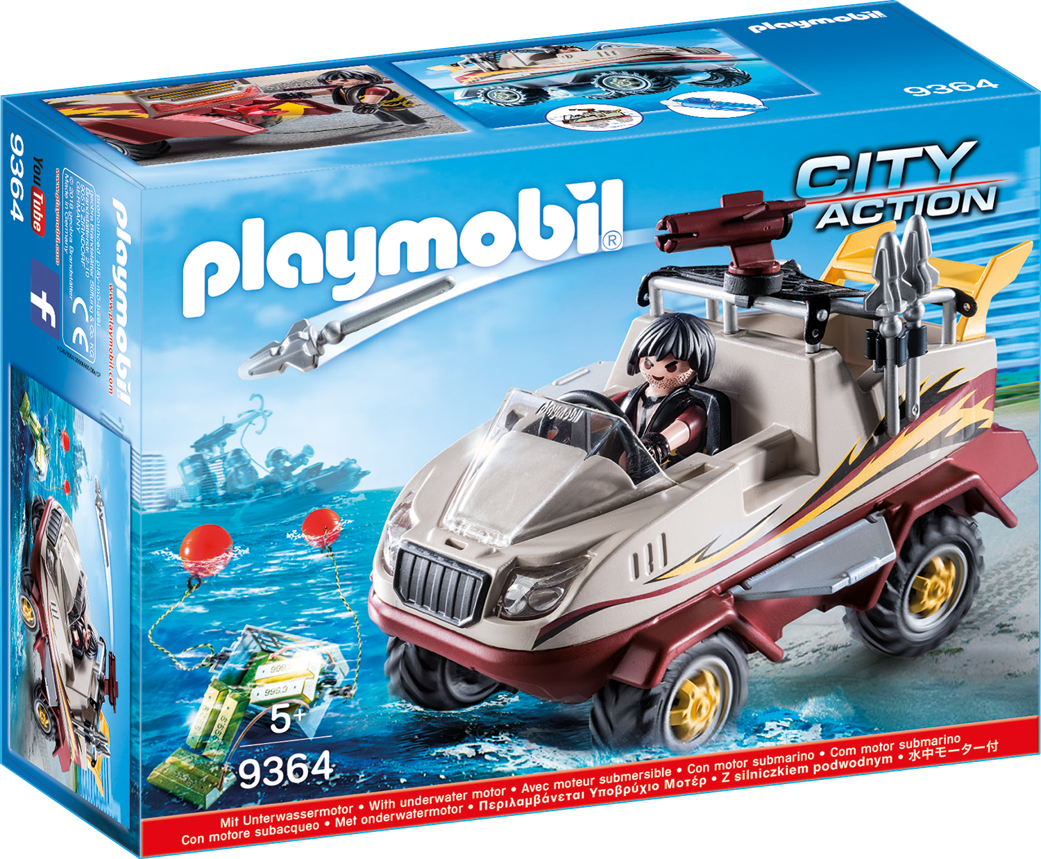 Camion amfibiu playmobil city action