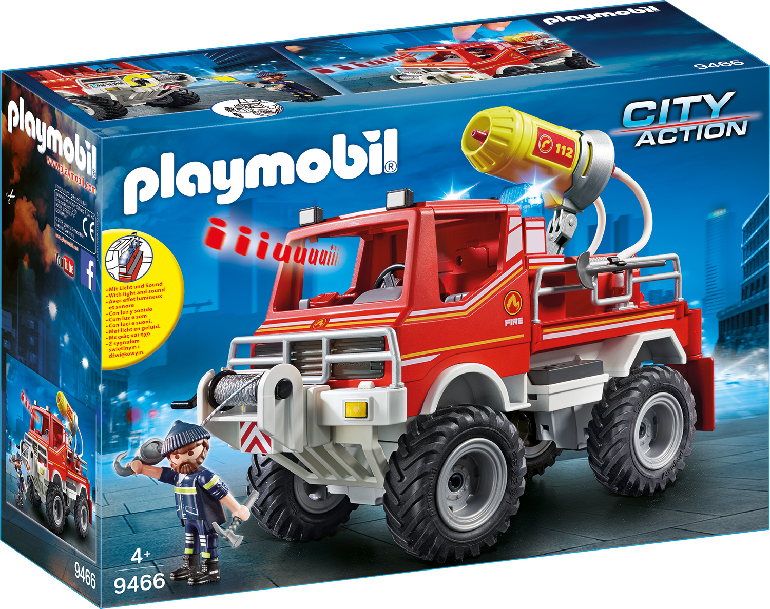 Camion de pompieri playmobil city action
