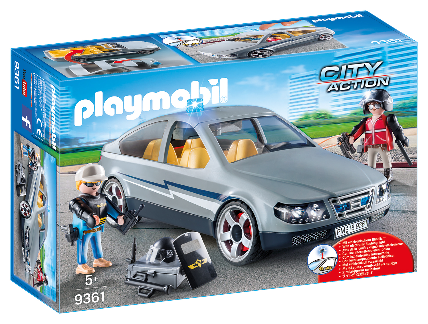 Masina echipei swat playmobil city action