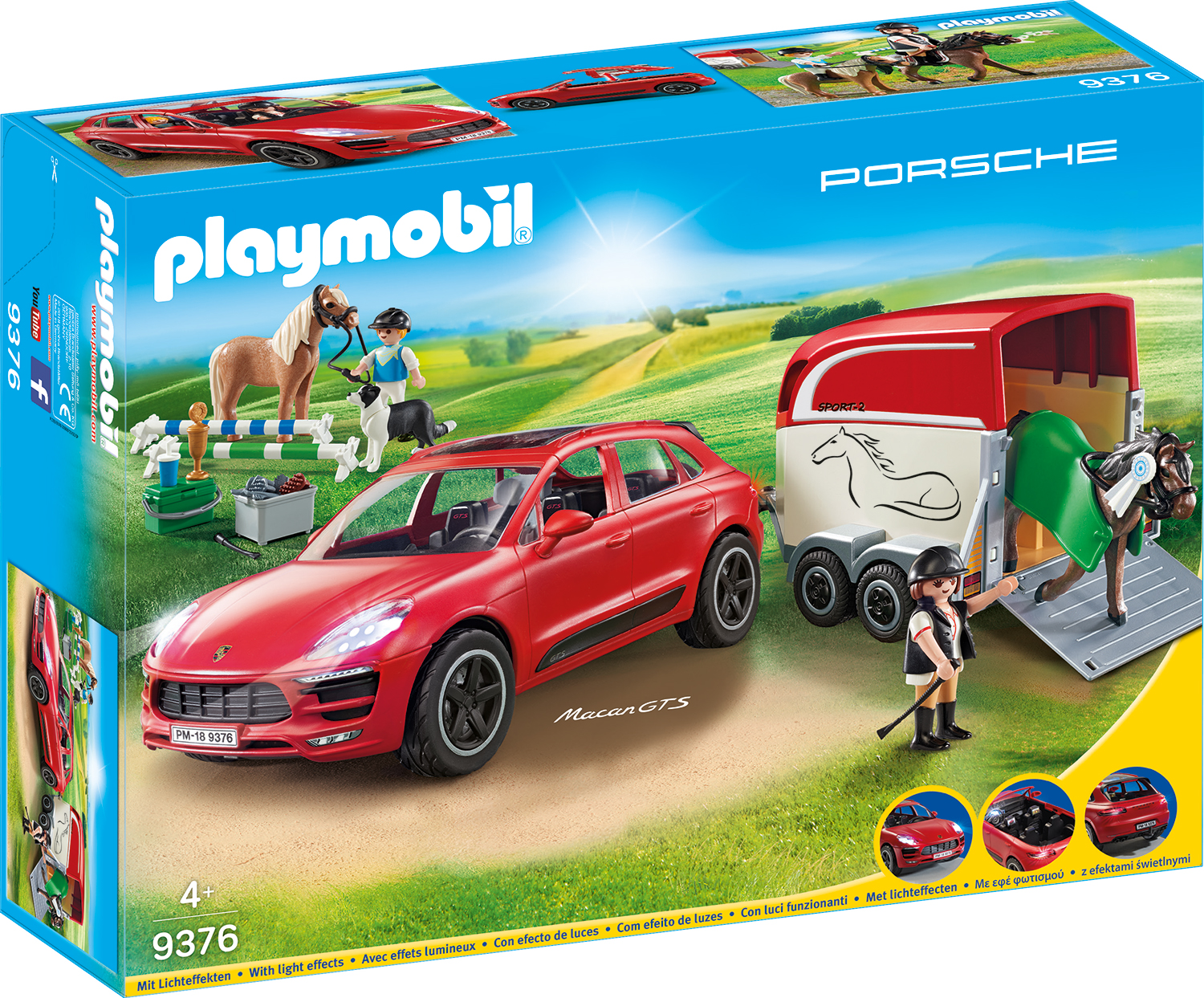 Masinuta porsche playmobil city action
