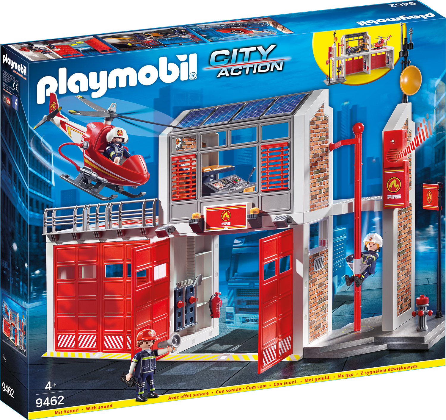 Statie de pompieri playmobil city action