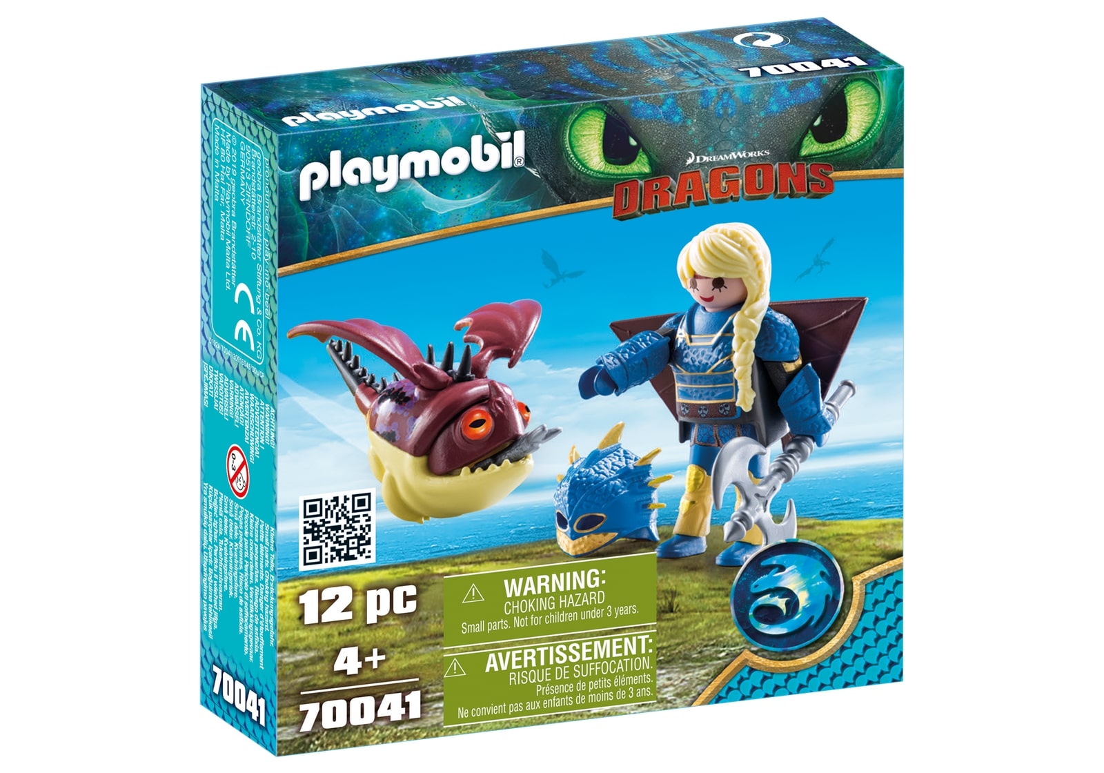 Astrid si hobgobbler playmobil dragons
