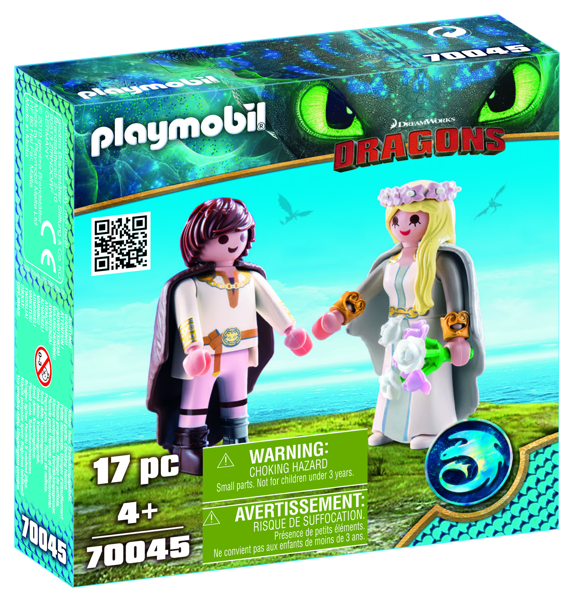Cuplul Hiccup si Astrid Playmobil Dragons