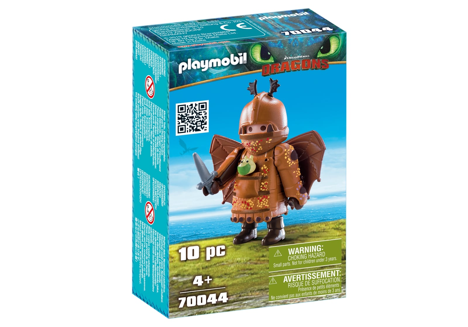 Fishleg in costum de zbor playmobil dragons