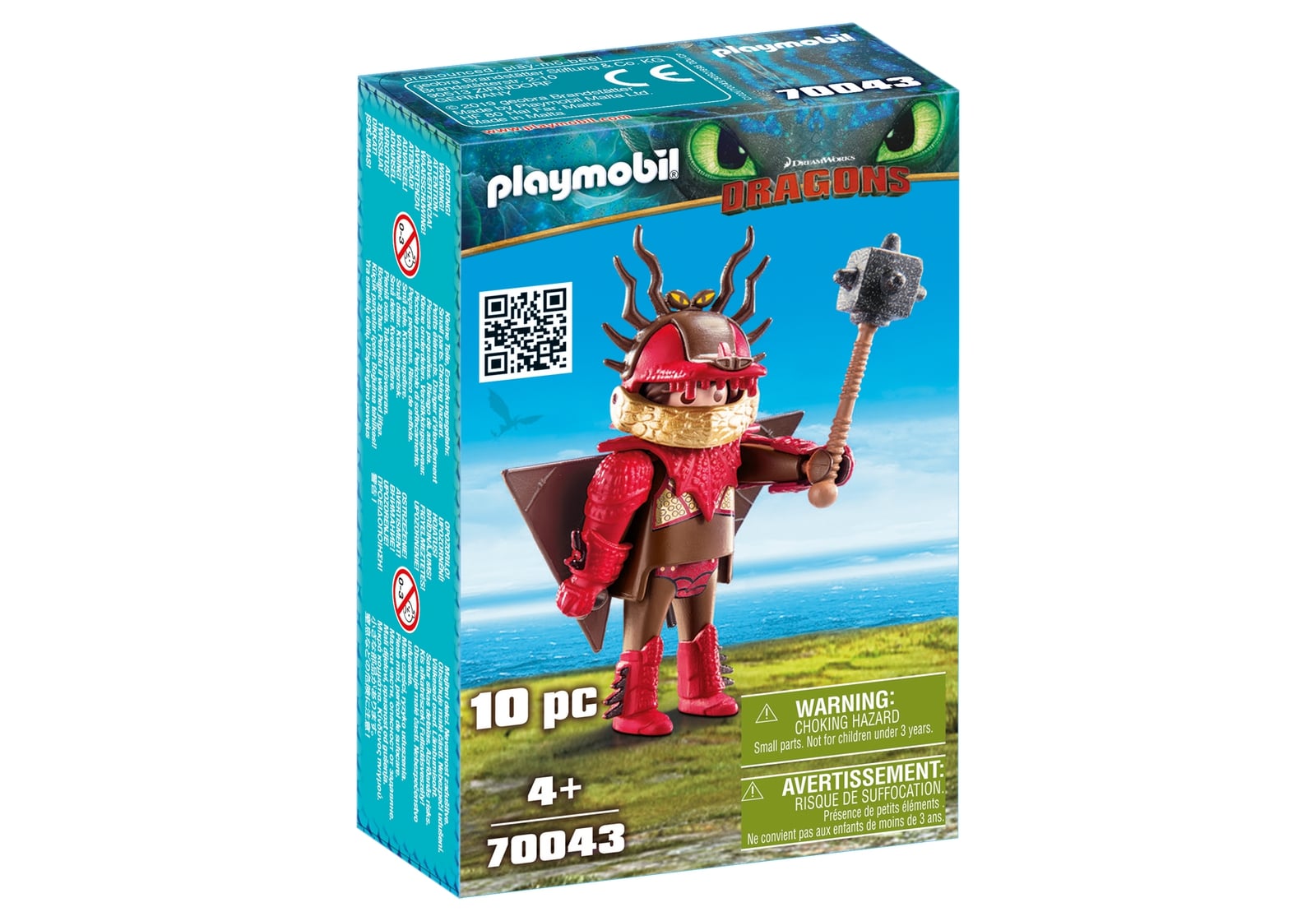 Snotlout in costum de zbor playmobil dragons
