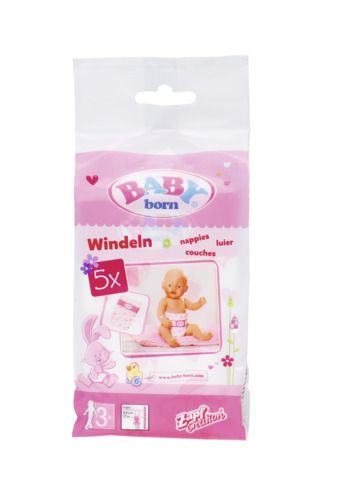 Scutece bebelusi 5 buc baby born zapf