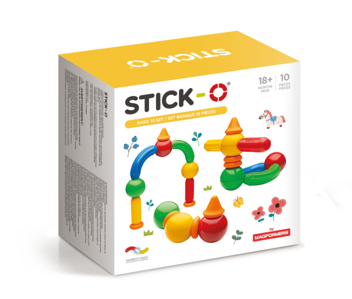 Set magneti Stick-O Basic 10 piese Clics Toys