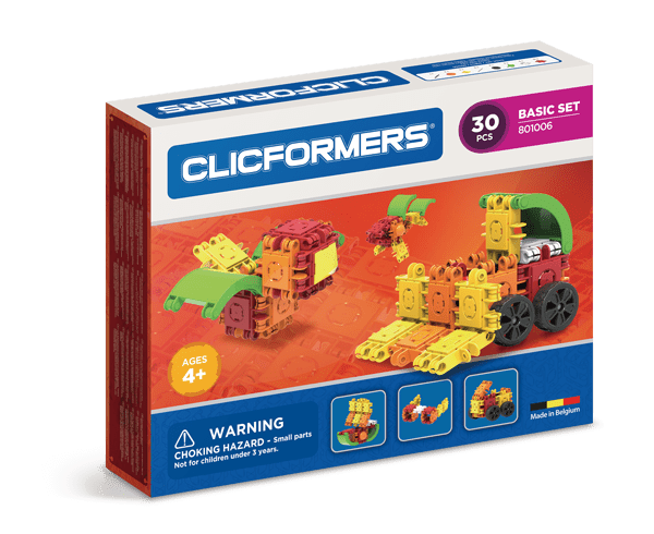 Set constructie clicformers basic 30 piese clics toys