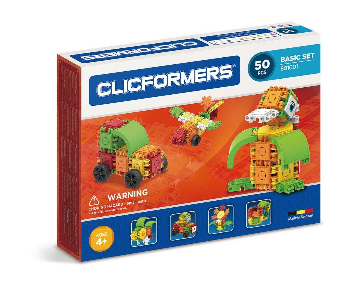 Set constructie clicformers basic 50 piese clics toys