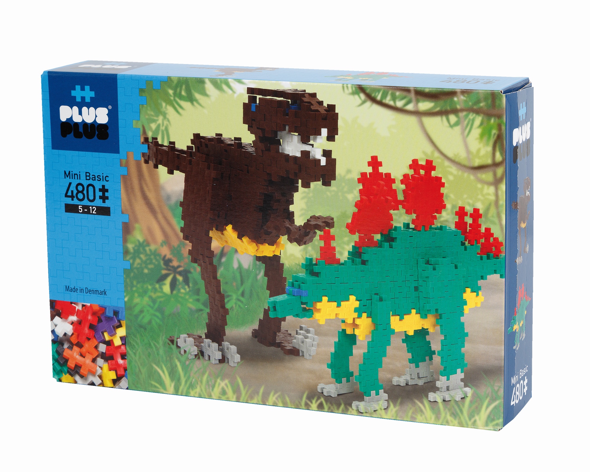 Set constructie basic dinozauri 480 piese plus plus