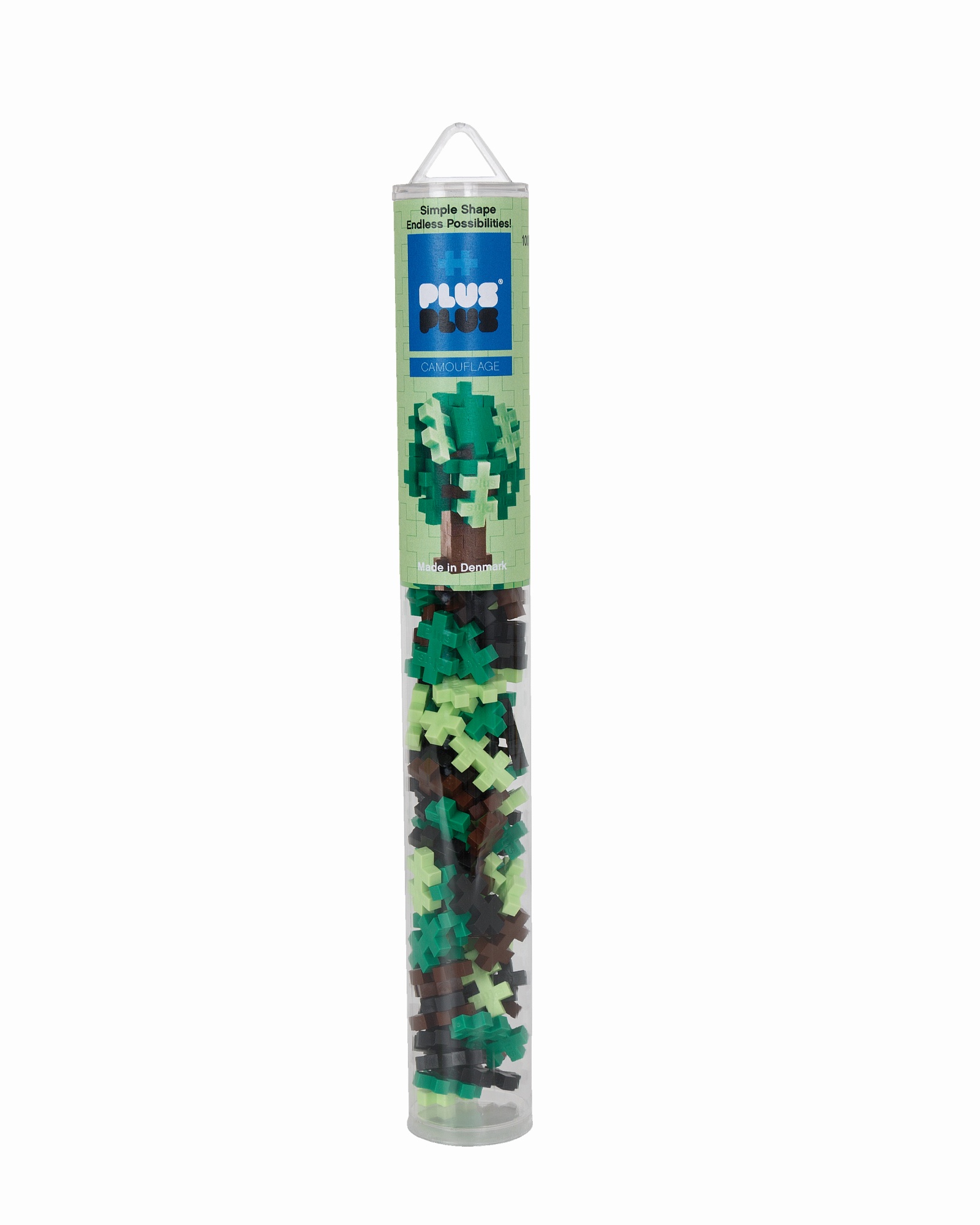 Set constructie camuflaj 100 piese plus plus