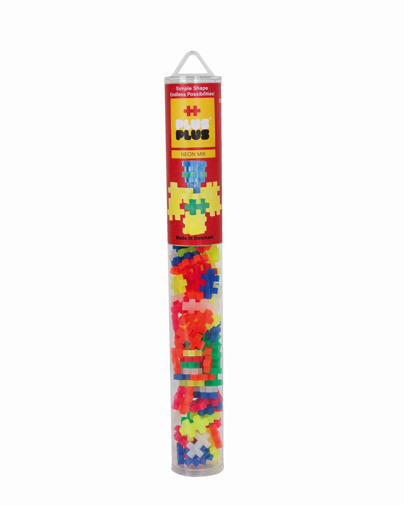Set constructie mix neon 100 piese plus plus