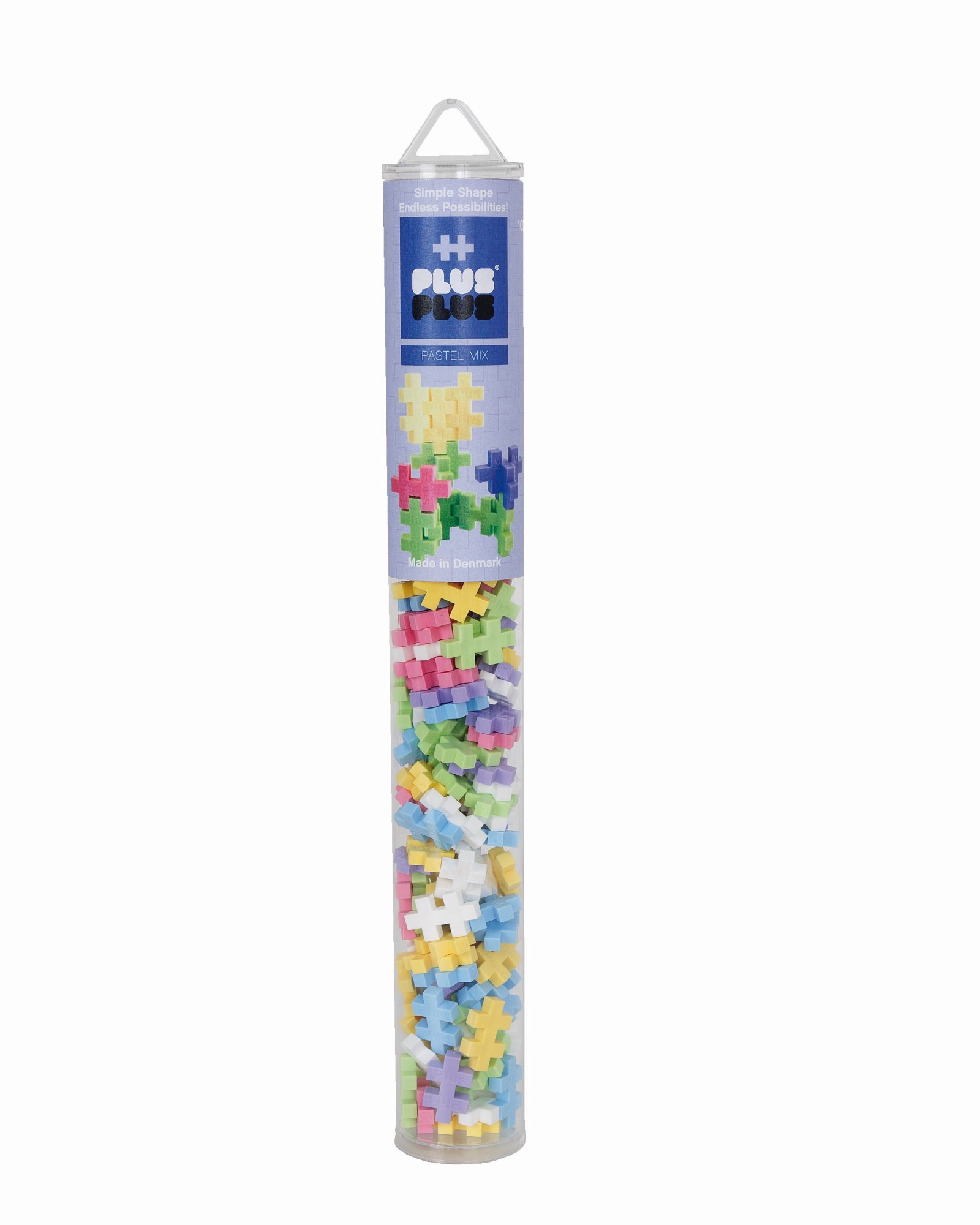 Set constructie pastel 100 piese plus plus
