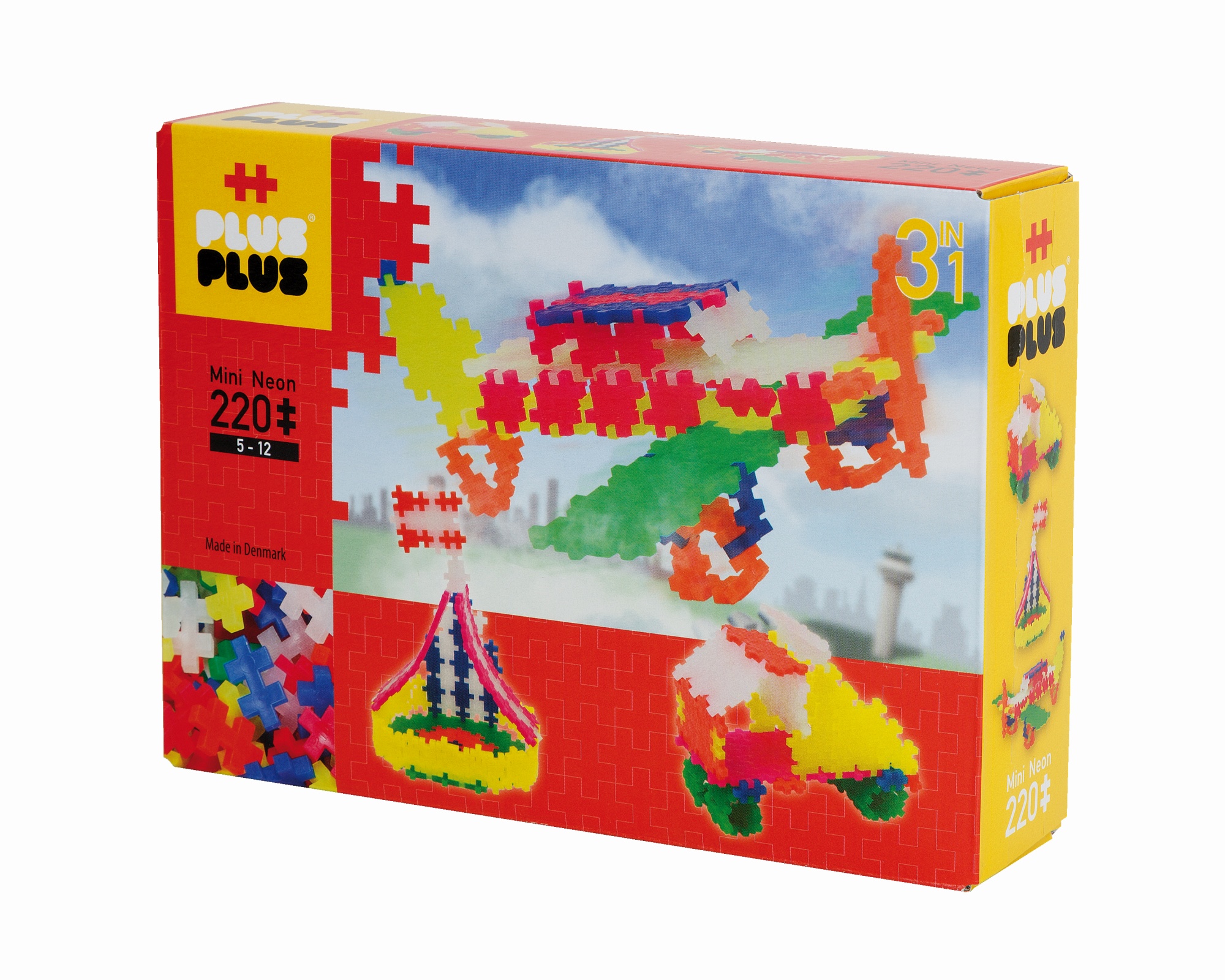 Set constructie 3 in 1 neon 220 piese plus plus