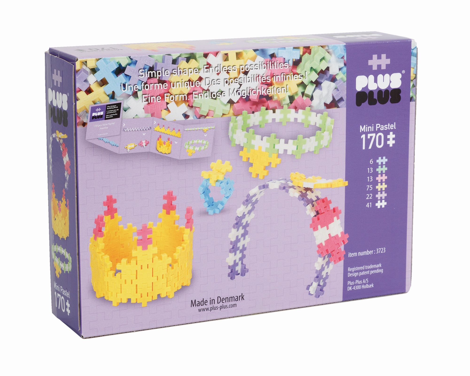 Set constructie pastel bijuterii 170 piese plus plus