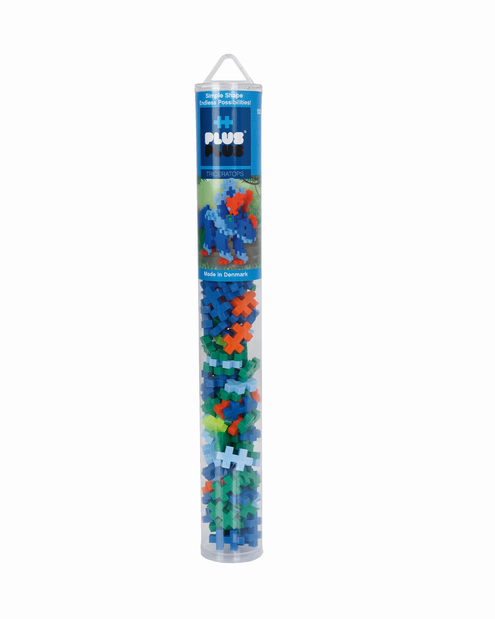 Set constructie triceratops 100 piese plus plus
