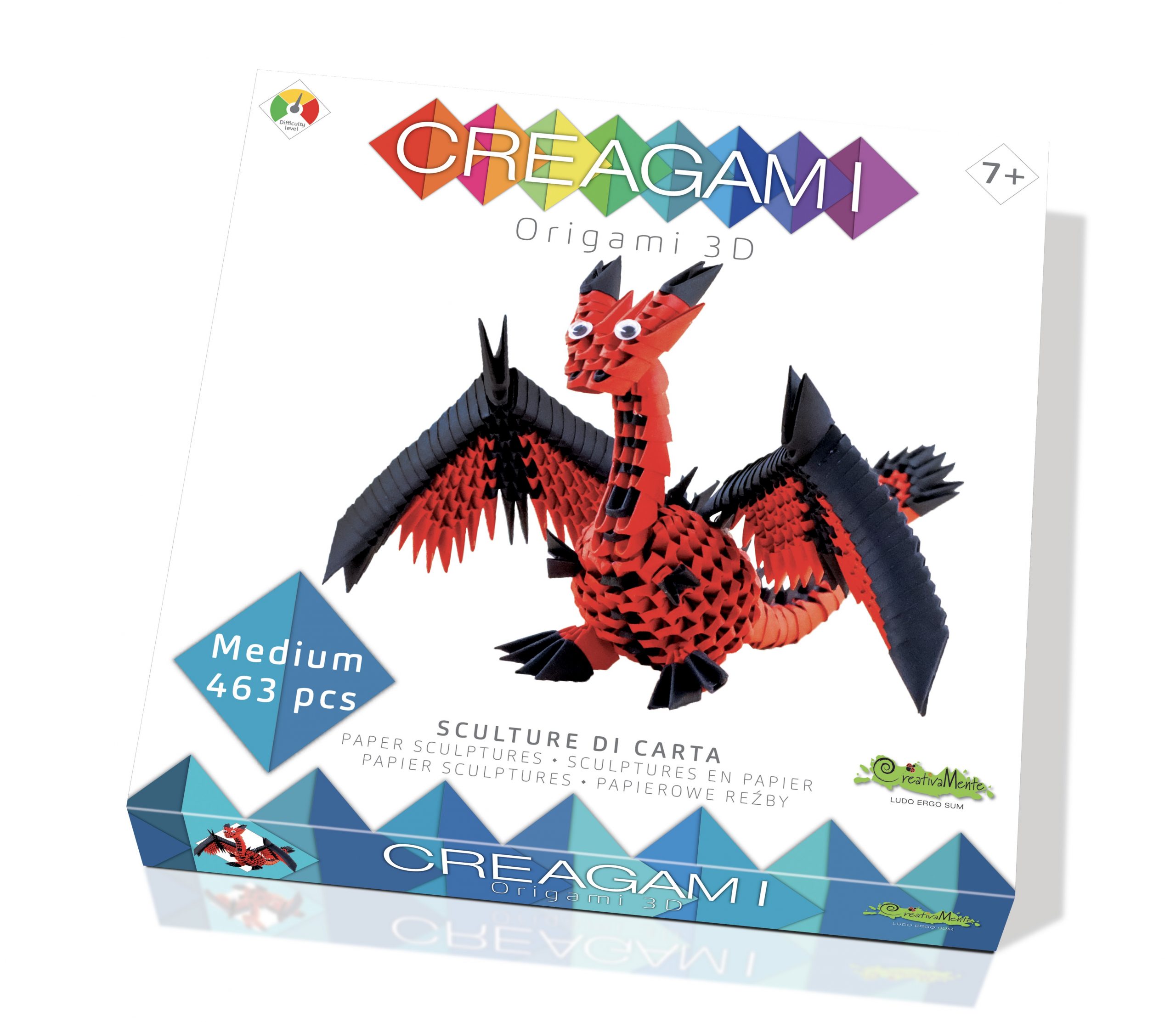 Creagami dragon Origami 3D CreativaMente