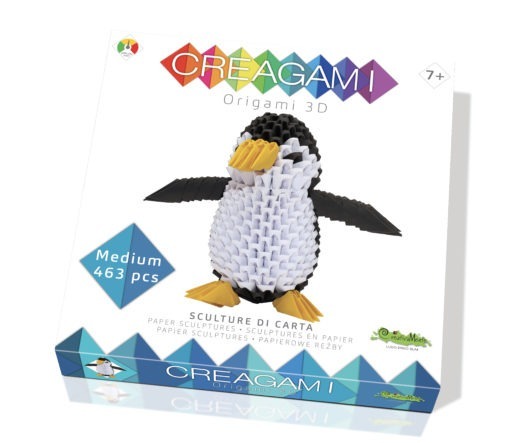 Creagami pinguin origami 3d creativamente