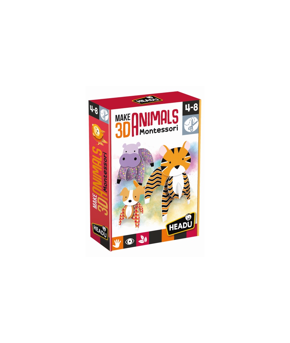 Joc montessori animale 3d headu