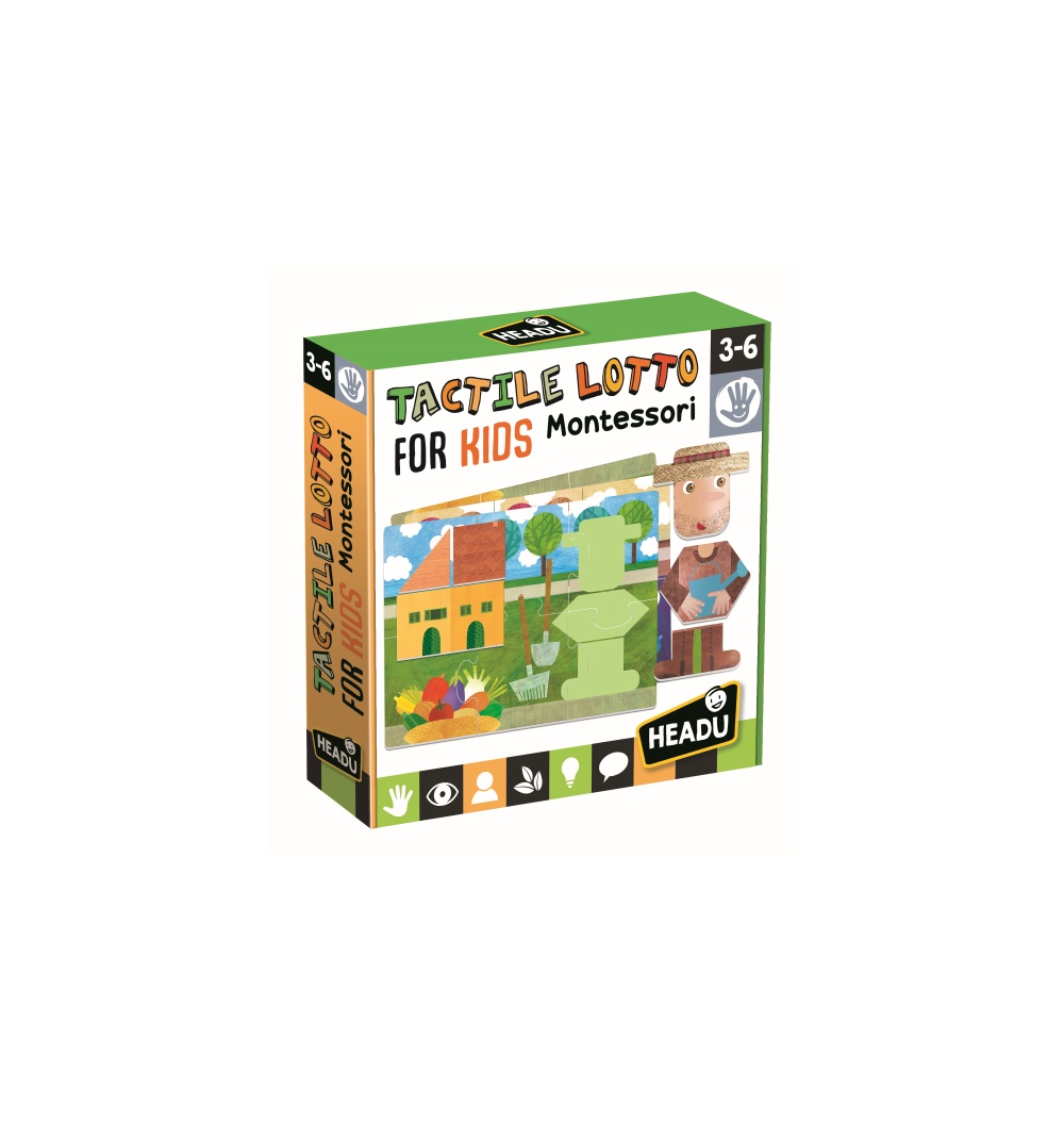 Joc montessori Lotto Tactile Headu