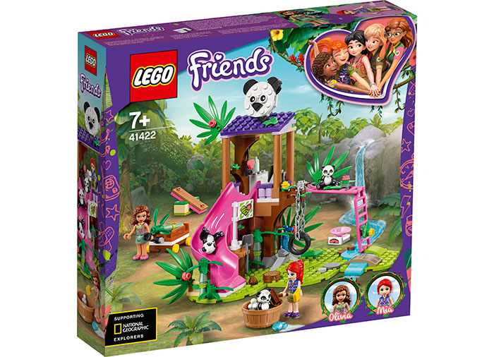 Casuta ursilor panda lego friends