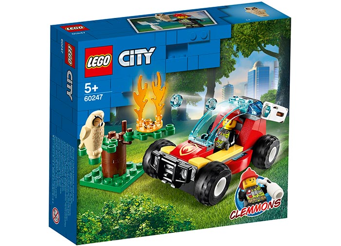 Incendiu in padure lego city