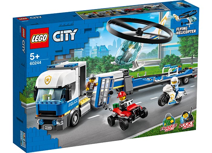 Transportul elicopterului de politie lego city
