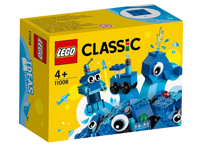 Caramizi creative albastre lego classic