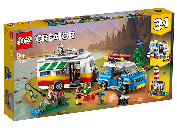 Vacanta in familie cu rulota Lego Creator