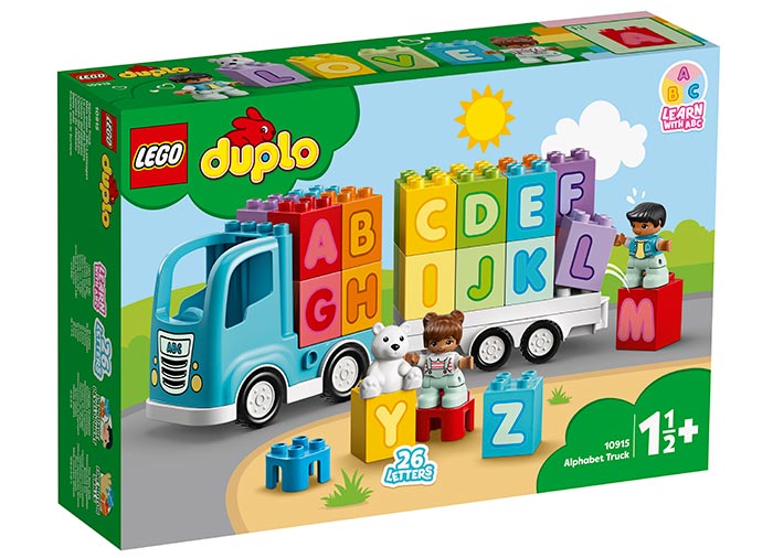 Primul meu camion cu litere lego duplo