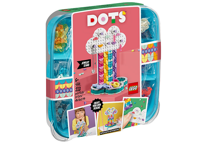 Stand pentru bijuterii lego dots