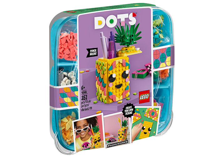 Suport pentru creioane ananas lego dots