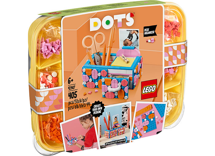Organizator de birou lego dots