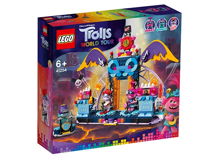 Concertul din orasul volcano rock lego trolls