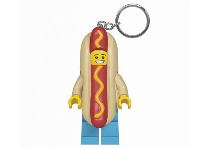 Breloc cu lanterna lego baiatul hot dog