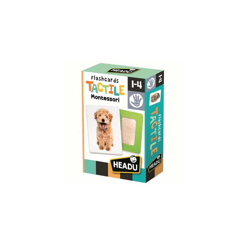 Joc de carti tactile montessori headu