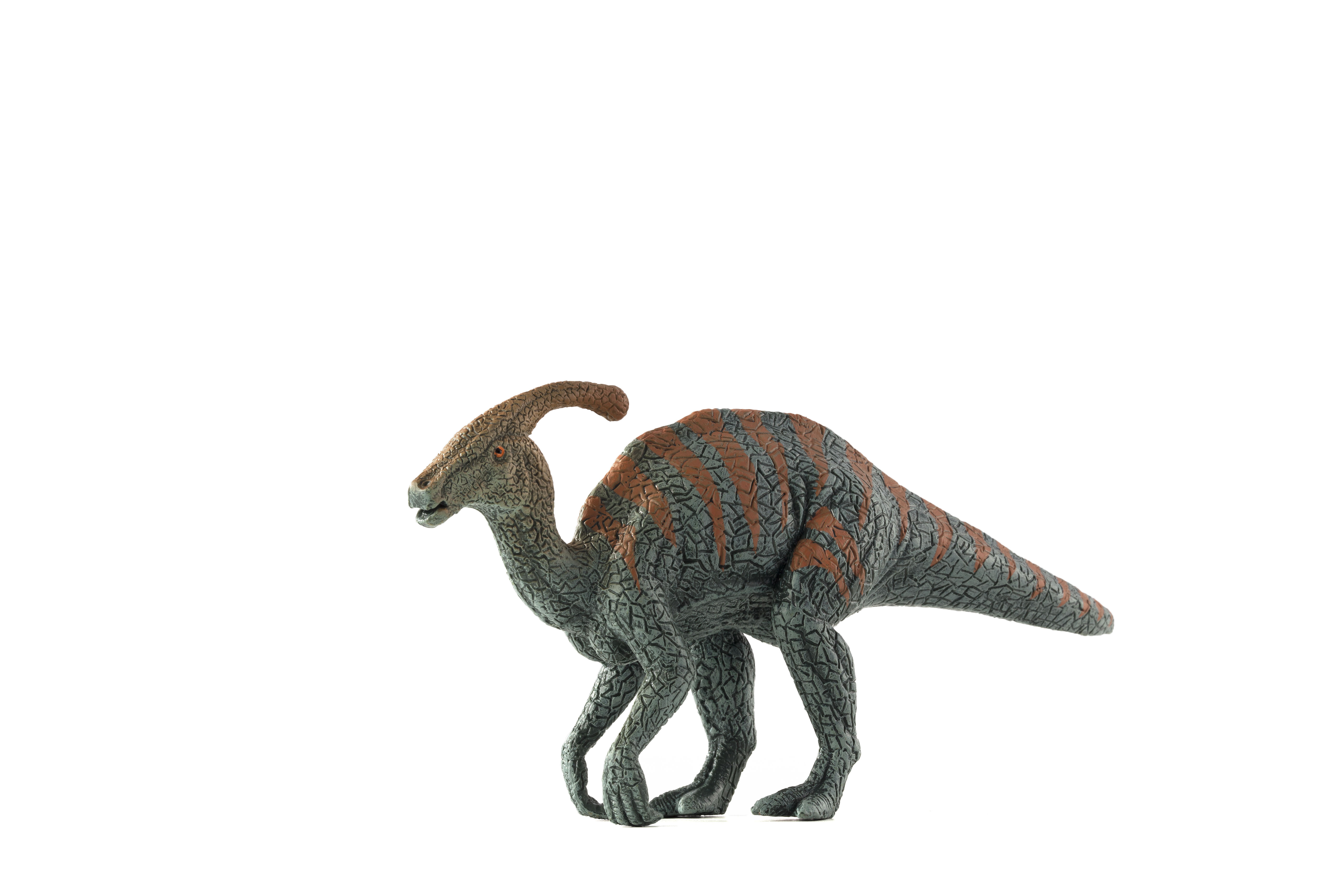 Figurina parasaurolophus cu dungi mojo