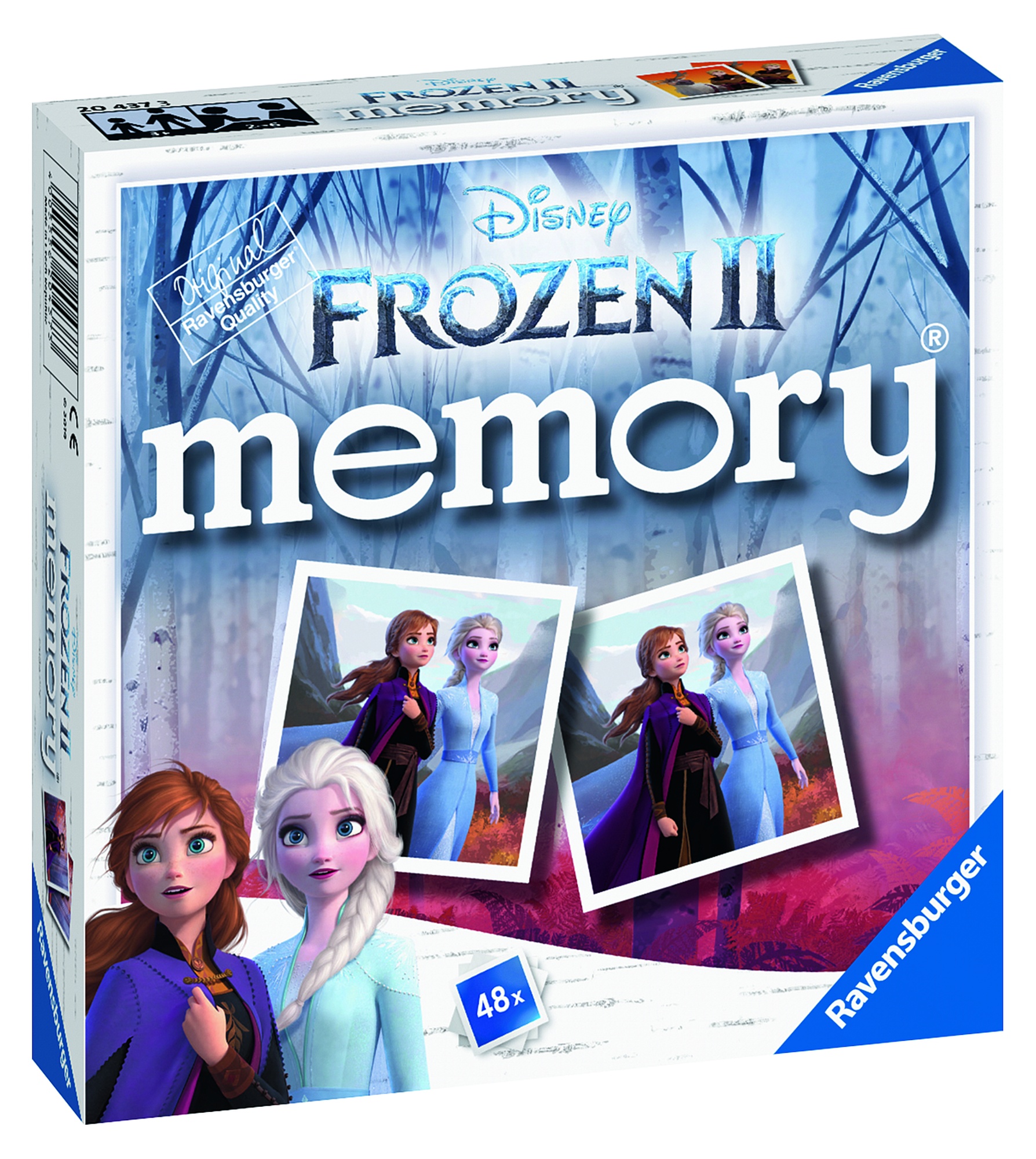 Joc mini memory Frozen II Ravensburger