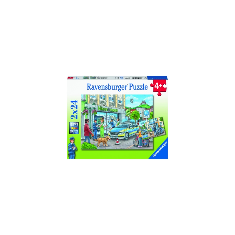Puzzle ancheta politiei 2x24 piese ravensburger