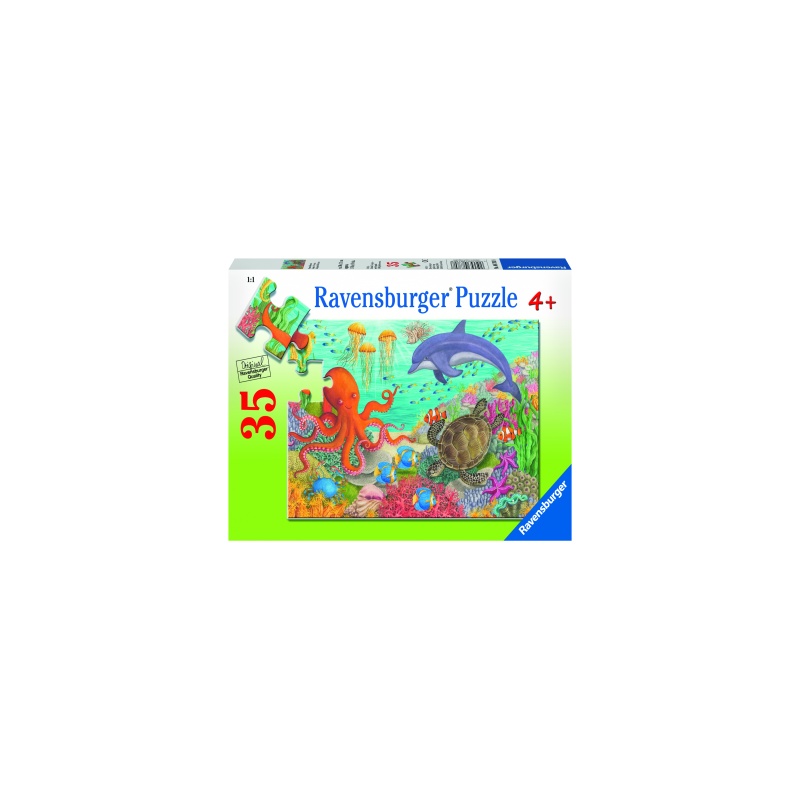 Puzzle animale din ocean 35 piese ravensburger