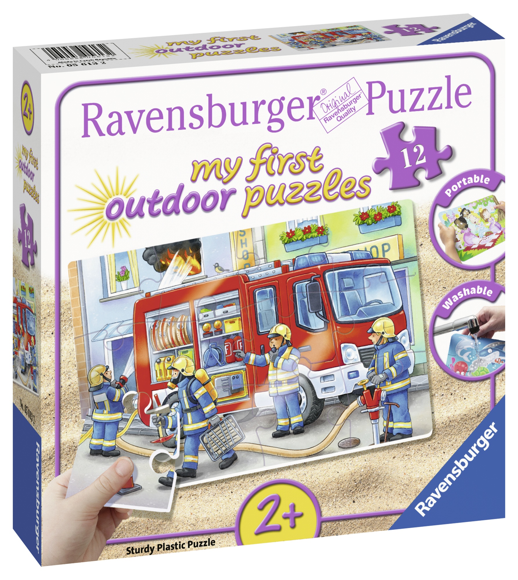 Puzzle plastic pompieri 12 piese ravensburger