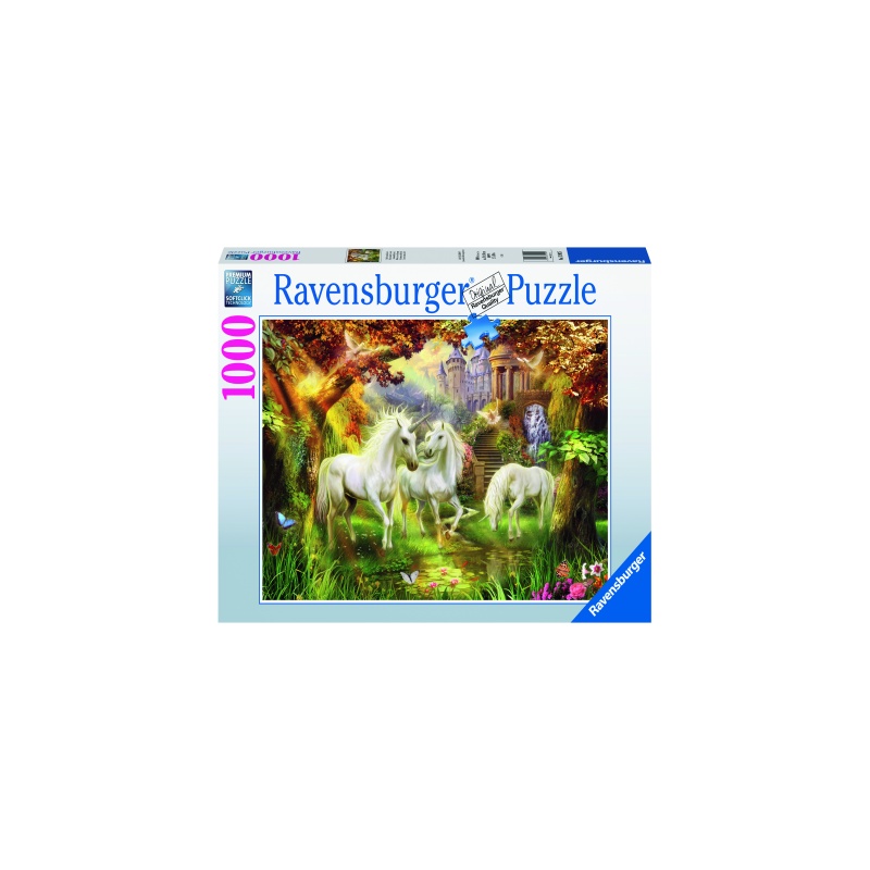 Puzzle copii si adulti unicorni 1000 piese ravensburger