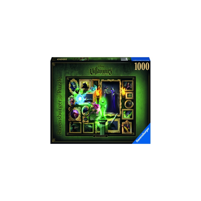 Puzzle copii si adulti villainous malficent 1000 piese ravensburger