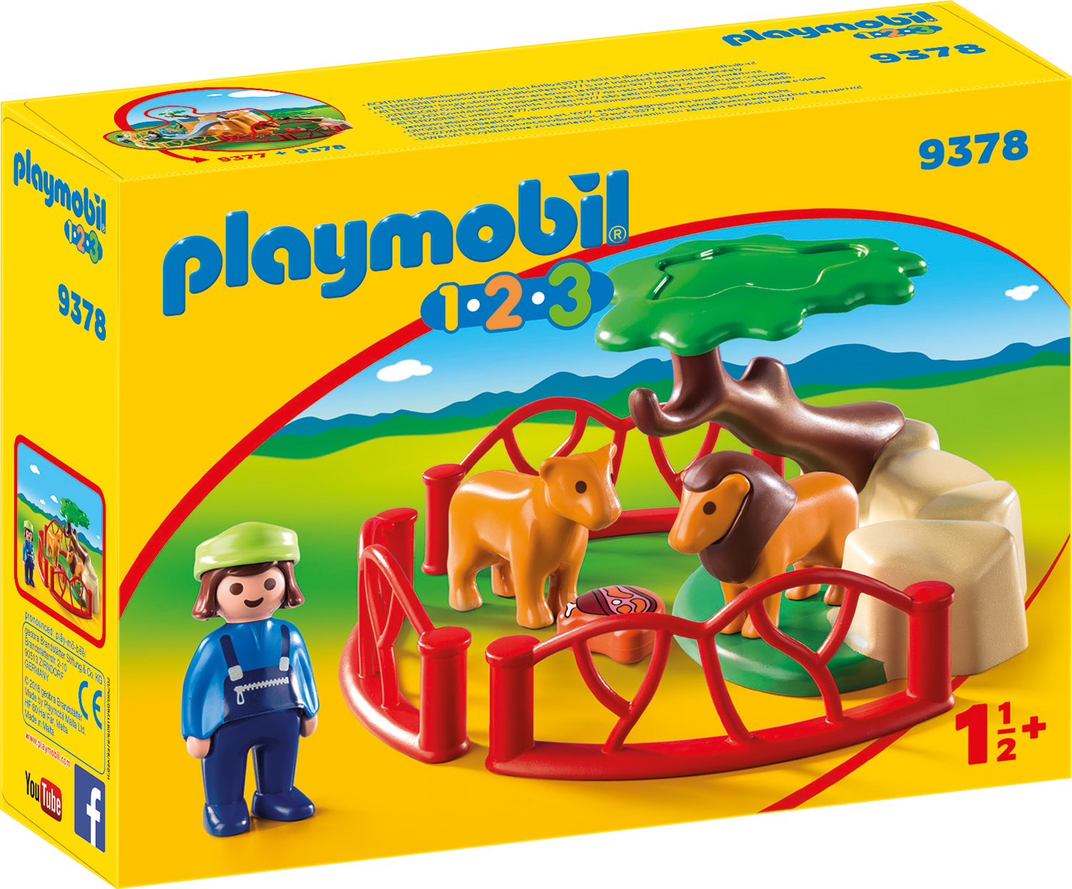 Tarcul cu Lei Playmobil 1.2.3
