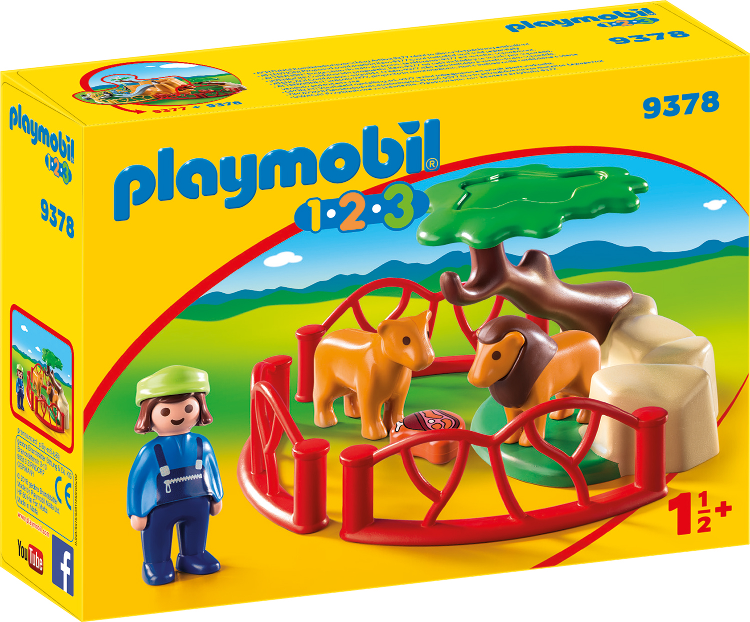 Tarcul cu lei playmobil 1.2.3