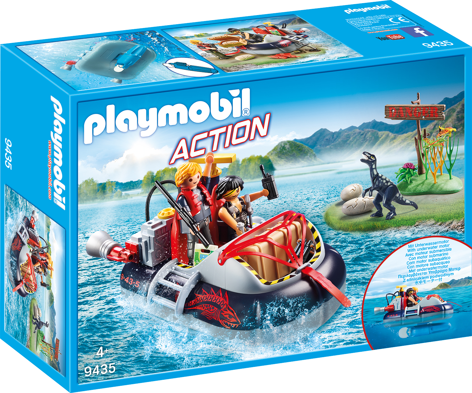 Ambarcatiune cu motor Playmobil Action